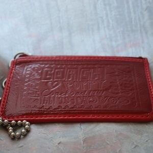 Coach poppy ID wristlet